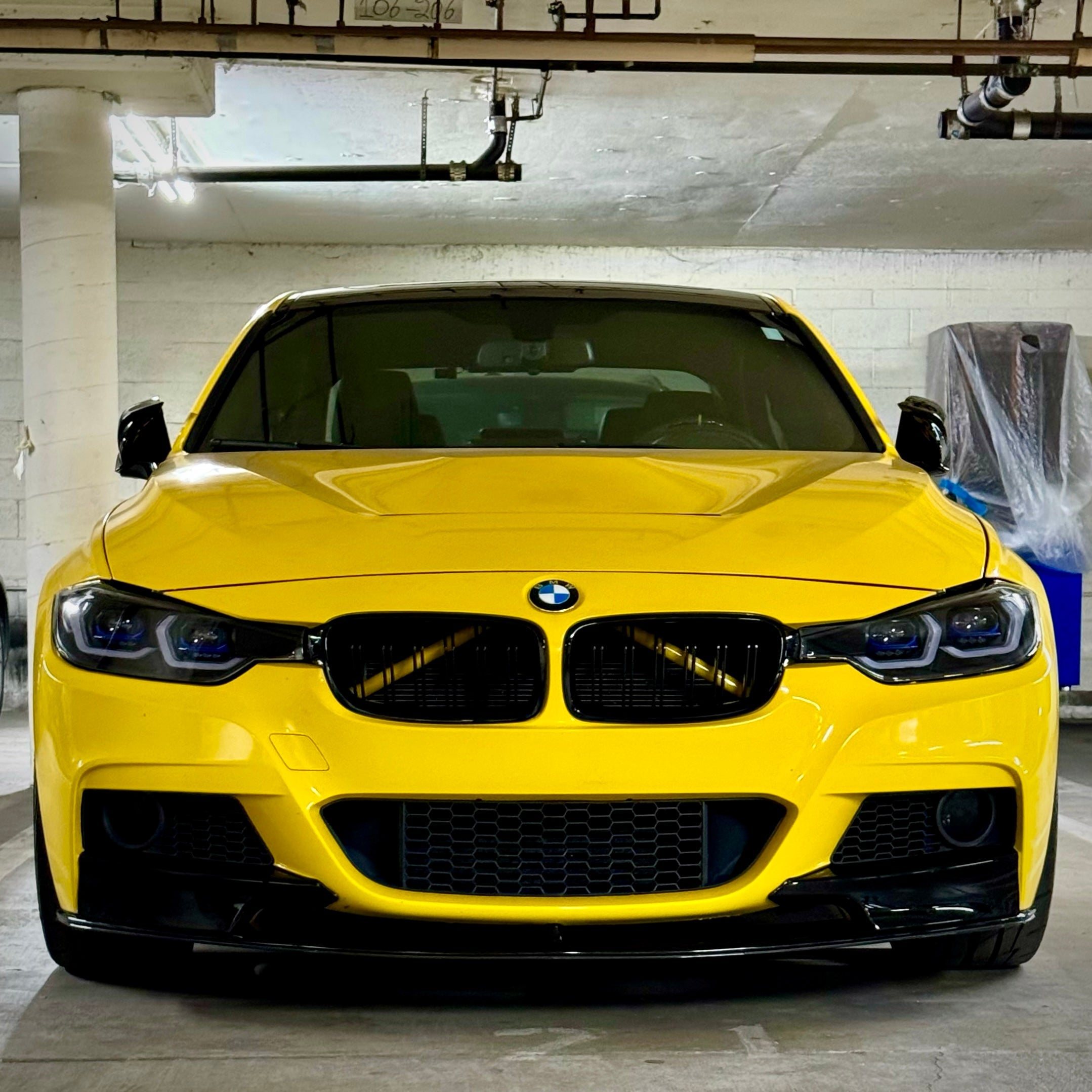 BMW F30 3 Series Laser Style LED Headlights CSL Yellow/White (2012 - 2019)